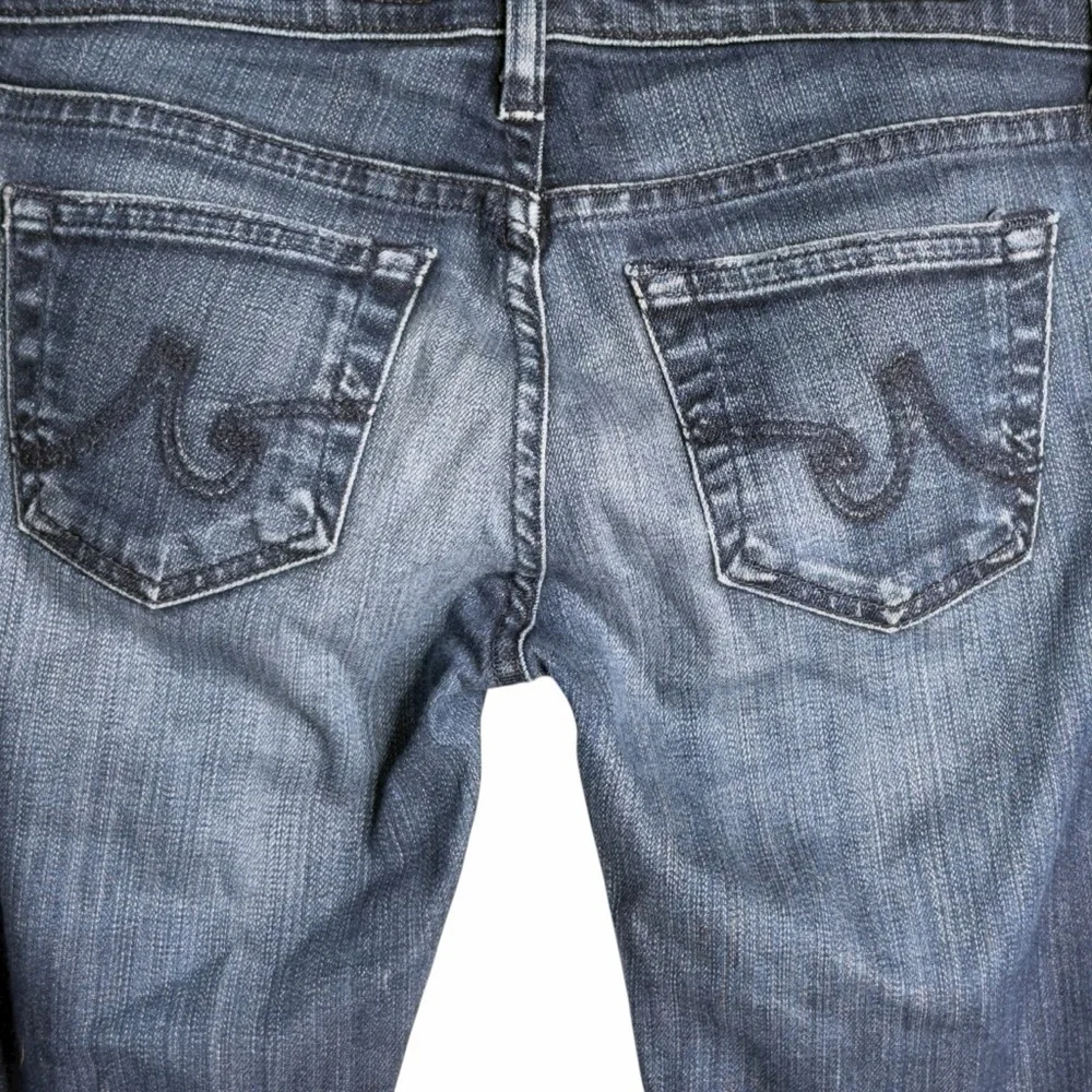 AG Adriano Goldschmied Tomboy Jeans Womens 25 Blue Relaxed Straight Leg